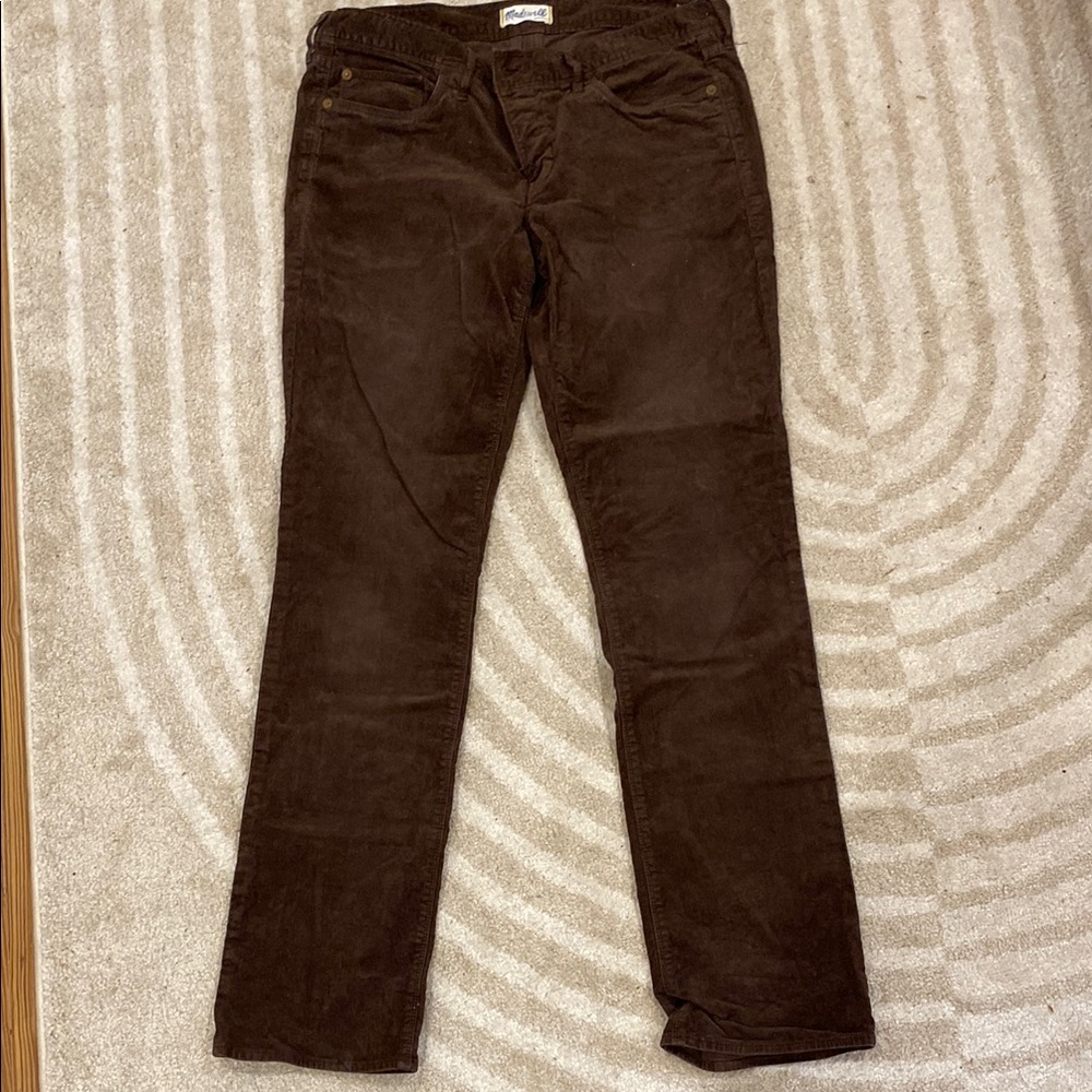 Madewell Brown Corduroy Pants